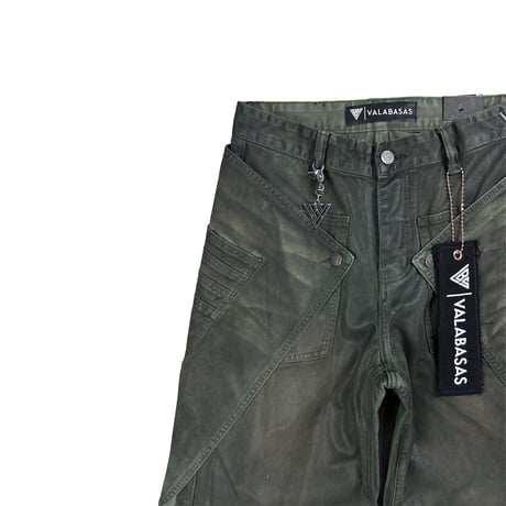 VALABASAS / GOZAI BAGGY / VINTAGE OLIVE WAXED