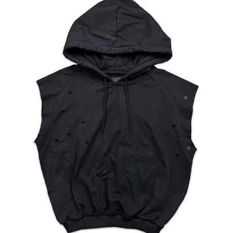 SOCIETY DÉ NOBODIES / "HANDWERK" SLEEVELESS HOODIE