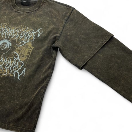 unconscious / Fear Eye Long Sleeve / Olive Gray