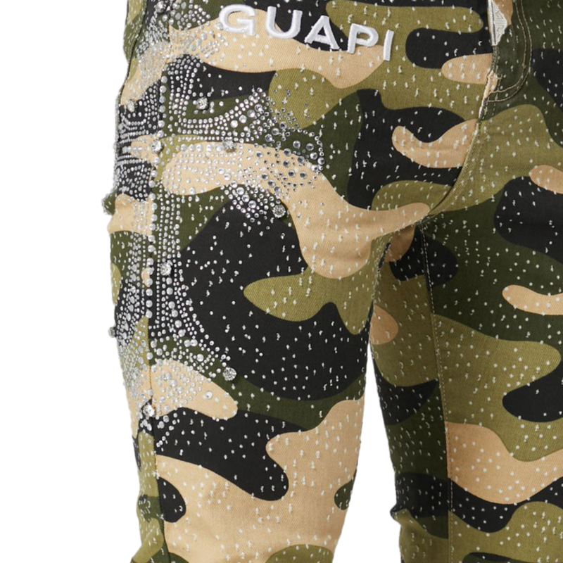 ラスト1点】GUAPI / CAMO CROSS DENIM | PLUG