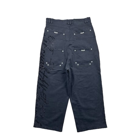 Thought We Friends / Dray Double-Layered Sweatpants / BLACK