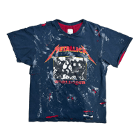 EMOTIONAL WORLD / MESH DESTROYED REMAKE BAND T-SHIRT / METALICA