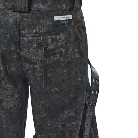EMOTIONAL WORLD / BELTED COMBAT JEANS / CAMO
