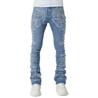 GUAPI / STEELl BLUE EMBELLISHED DENIM V2 | PLUG
