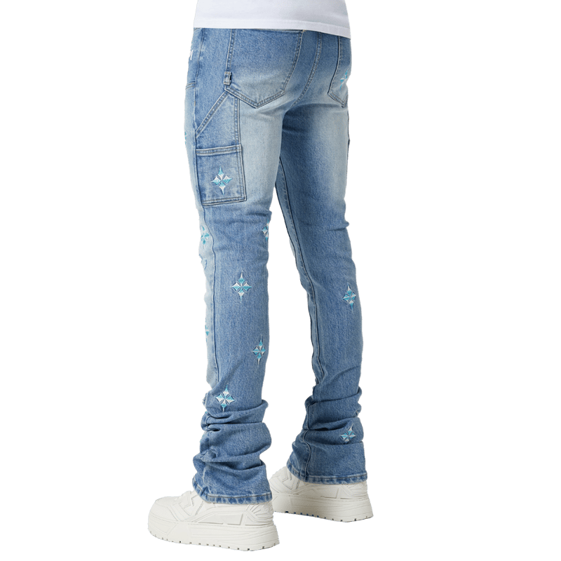 ラスト1点】GUAPI / AQUA BLUE STARFLARE DENIM | PLUG