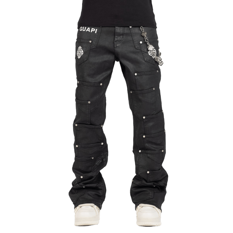 GUAPI オブシディアンブラックレイバープレミアムデニム GUAPI】オブシディアンデニム 2色 GUAPI Obsidian Black