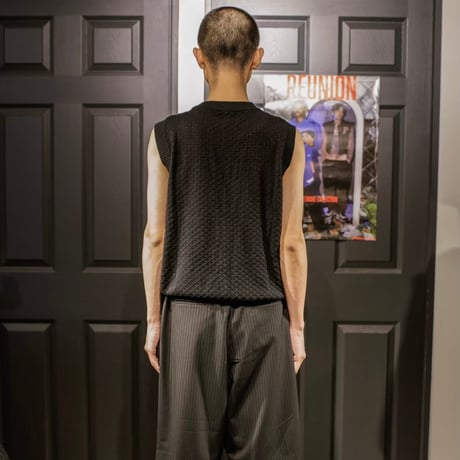 PARANOID / KNIT VEST / BLACK