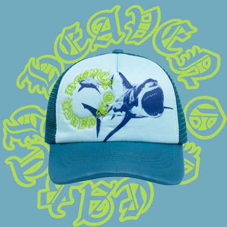 EREHWON STUDIO / HEAVEN ON EARTH MEGALODONS HAT / NAVY