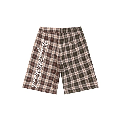 Thought We Friends / Junoa Sweat Shorts / BROWN