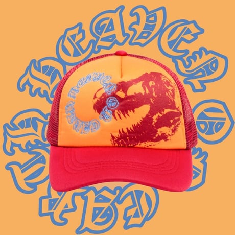 EREHWON STUDIO / HEAVEN ON EARTH THE REX SKULL HAT / RED