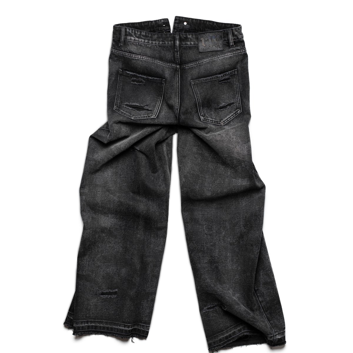 racerworldwide blackdenim ブラックデニム RACER WORLD WIDE / SUPER WIDE JEANS / BLACK | PLUG
