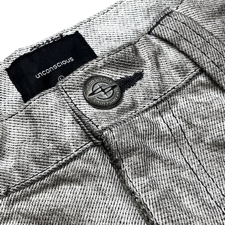 unconscious / NOIR BURN BAGGY DENIM PANTS