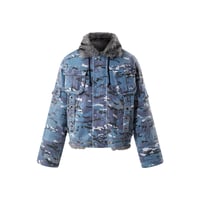 【ラスト1点】THE BOY HAS NO PATIENCE / BLOOD MOON NIGHT BLUE CAMOUFLAGE JACKET