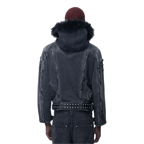 THE BOY HAS NO PATIENCE / BLOOD MOON NIGHT SNAKE PRINT JACKET
