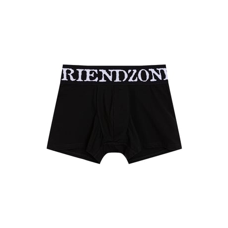 Thought We Friends / Zane Screen-Printed Boxer Briefs / BLACK