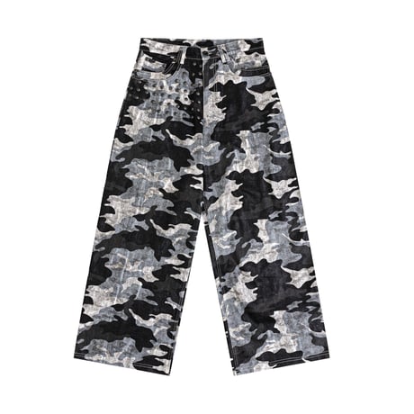 Thought We Friends / Devlin Evren Distressed Denim with Embroidery & studs / MULTI