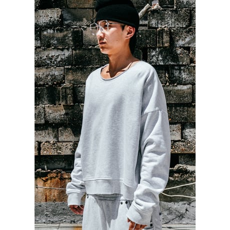 【ラスト1点】Thought We Friends / Knox Crewneck / GRAY