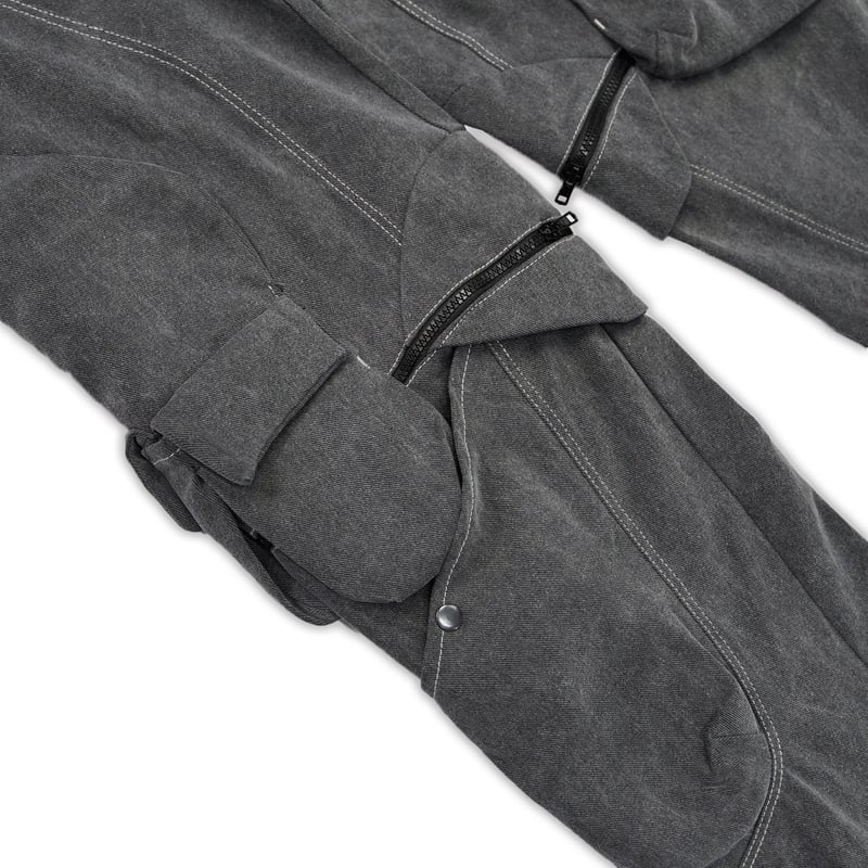 GROUTURE / SADDLE CARGO PANTS / GRAY | PLUG GROUTURE / SADDLE CARGO PANTS / GRAY | PLUG