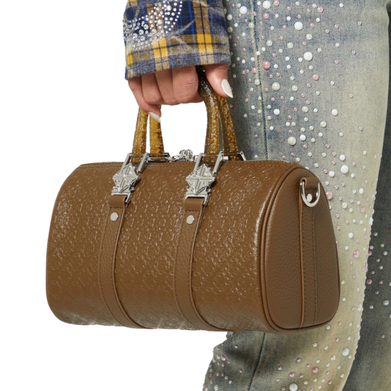 GUAPI / COCOA BROWN MINI DUFFLE BAG | PLUG