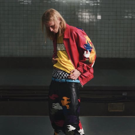 HOUSE NEVER DIES / CLOUD VARSITY JACKET / PINK