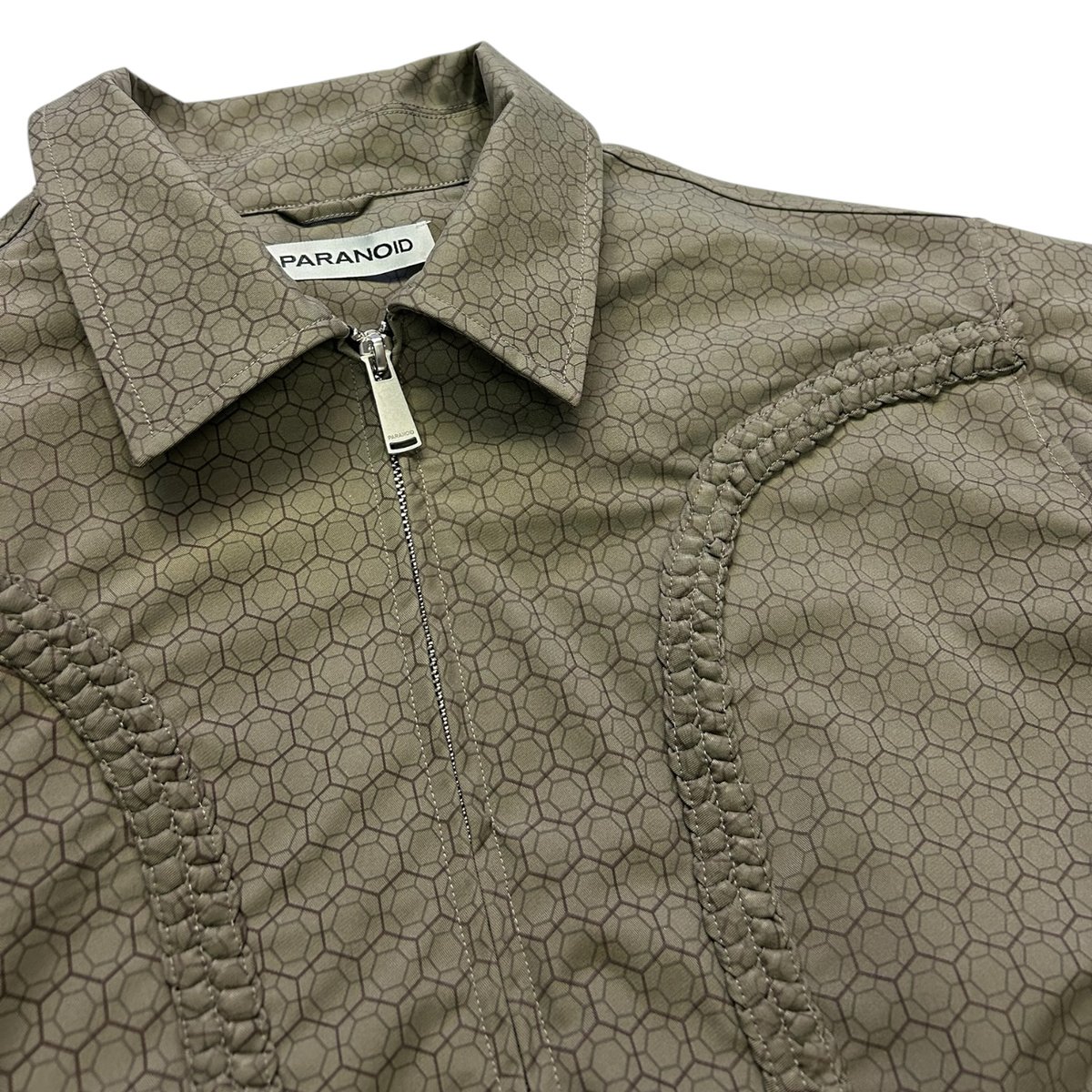 【新品】PARANOID Kikkou Braid Zip Jacket PARANOID / KIKKOU BRADE ZIP JACKET / SAND | PLUG