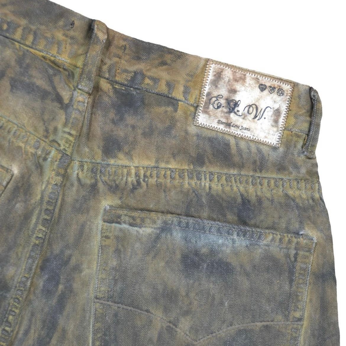 ETERNAL LOVE / CHOCOLATE CHIP STAINED BAGGY DEN ETERNAL LOVE / CHOCOLATE CHIP STAINED BAGGY DEN