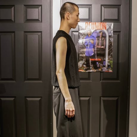 PARANOID / KNIT VEST / BLACK