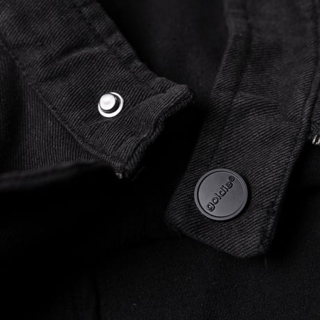 GOLDIE / MULTI BUCKLE WASHED DENIM JACKET