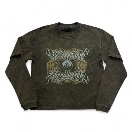 unconscious / Fear Eye Long Sleeve / Olive Gray