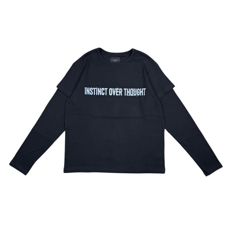 unconscious / 3-Layer Rib LS / Deep Black