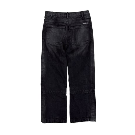 HYACYN / Etteragic Pants Black Denim Washed Waxed