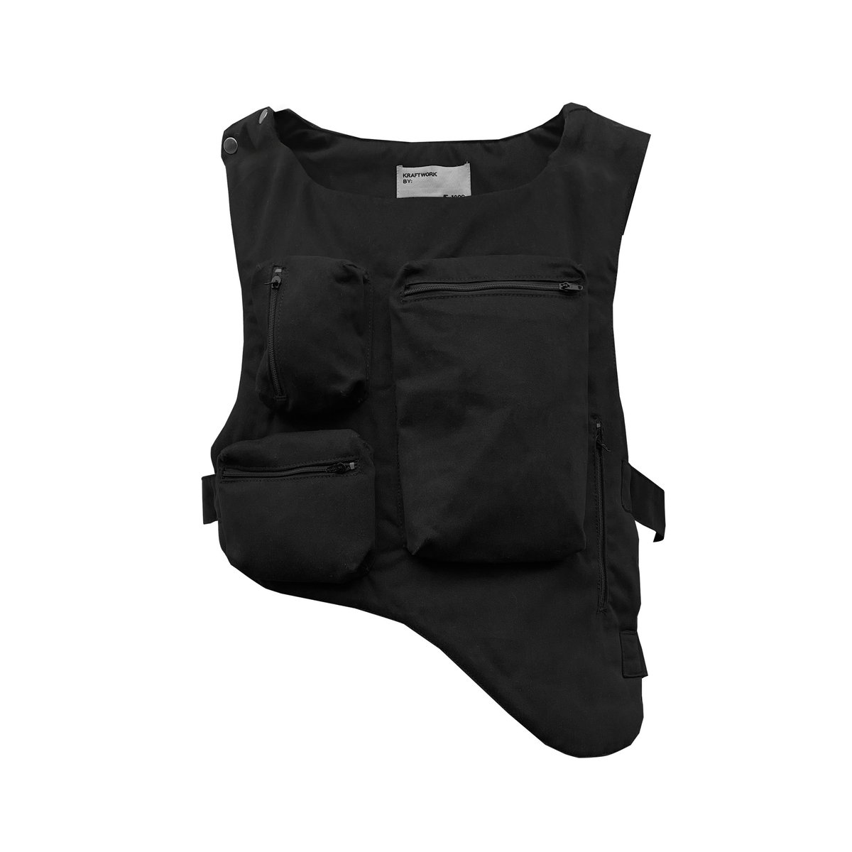 Kraft Work / MP HALF VEST / BLACK | PLUG 