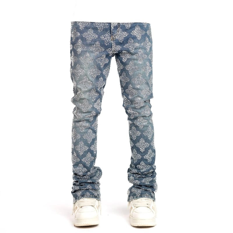GUAPI / VINTAGE BLUE EMBELLISHED DENIM | PLUG