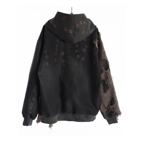 EMOTIONAL WORLD / WOVEN ARMOUR DENIM ZIP UP