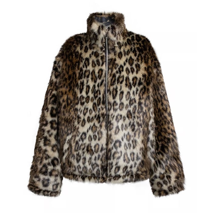 HOUSE NEVER DIES / LEATHER LEOPARD JACKET / LEO