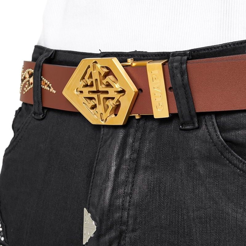GUAPI / Gold Emblem Belt | PLUG