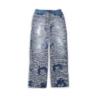 GROUTURE / NEW CLOUD CAMOFIELD JEANS / INDIGO