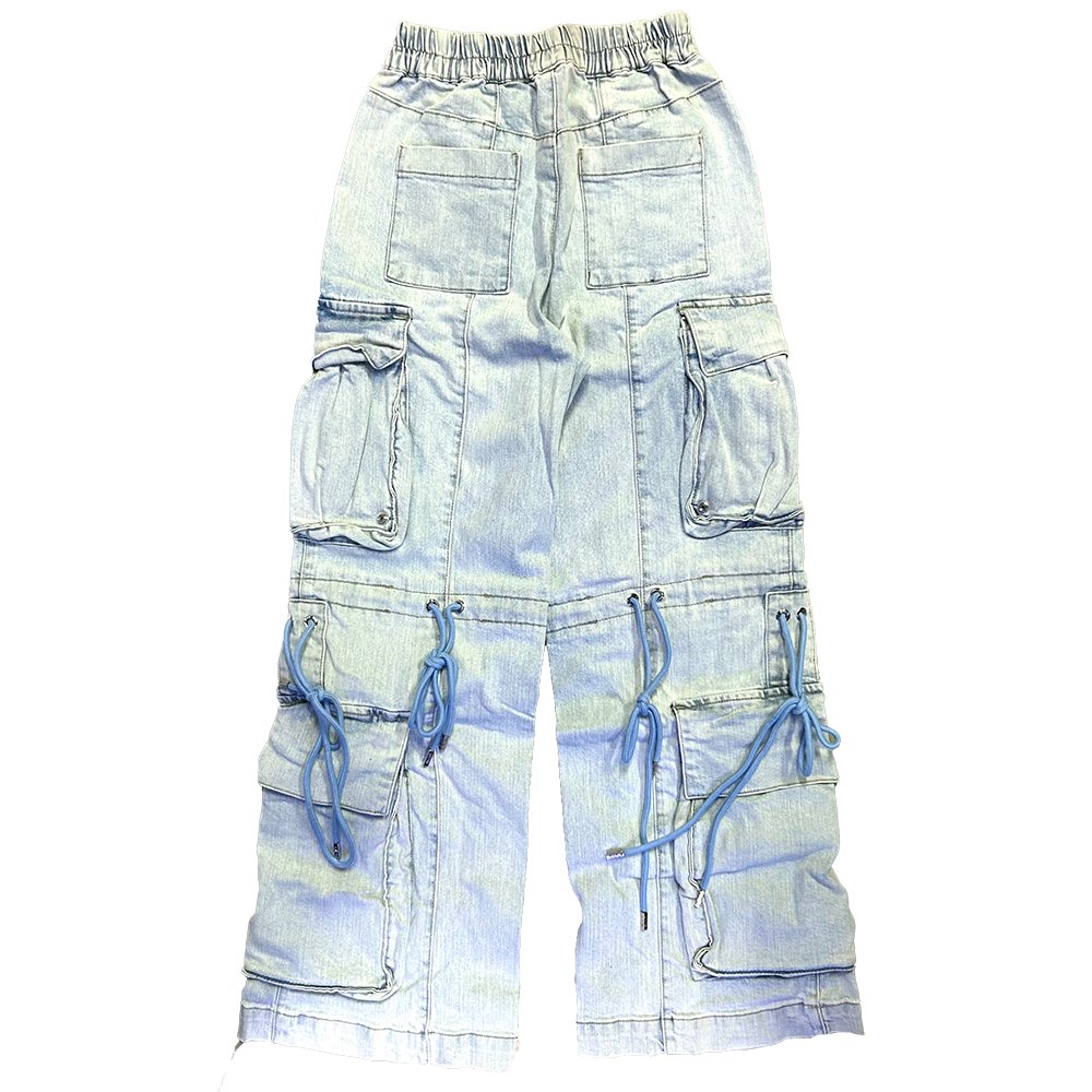 GUAPI / AQUA BLUE CARGO DENIM | PLUG 