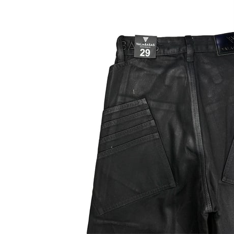 VALABASAS / GOZAI BAGGY / BLACK WAXED