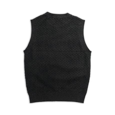PARANOID / KNIT VEST / BLACK