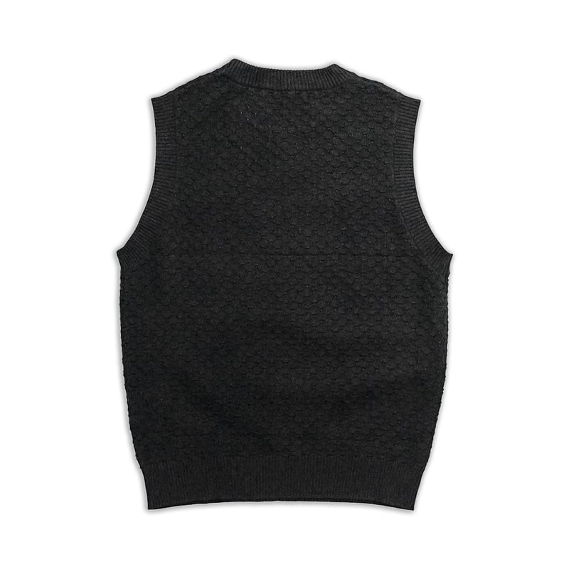 PARANOID / KNIT VEST / BLACK | PLUG
