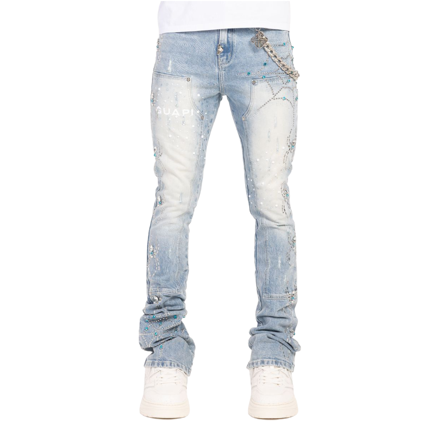 GUAPI / Aqua Blue Spider Denim | PLUG