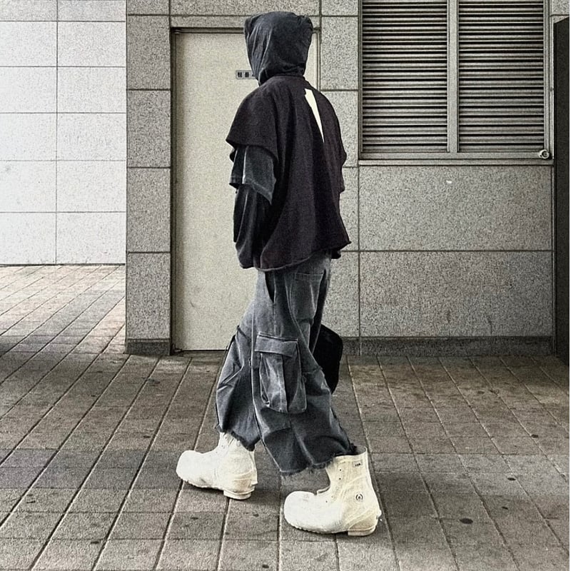 パンツ ADONIS ORBIT PROJECT ROPE BERMUDA PANTS ADONIS ORBIT PROJECT / LAYERED CARGO BERMUDA PA