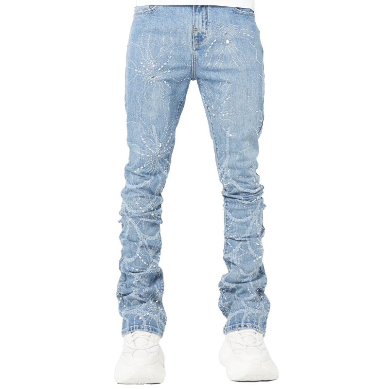 GUAPI / Steel Blue Spider Denim | PLUG