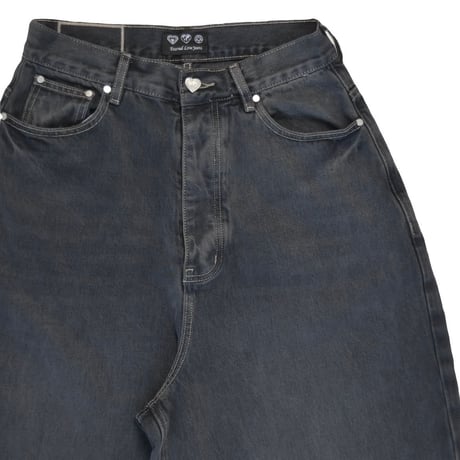 ETERNAL LOVE / MIDNIGHT WASH BAGGY DENIM