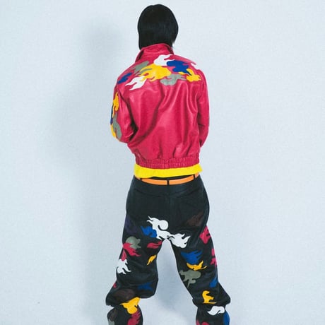 HOUSE NEVER DIES / CLOUD LEATHER PANTS /BLACK
