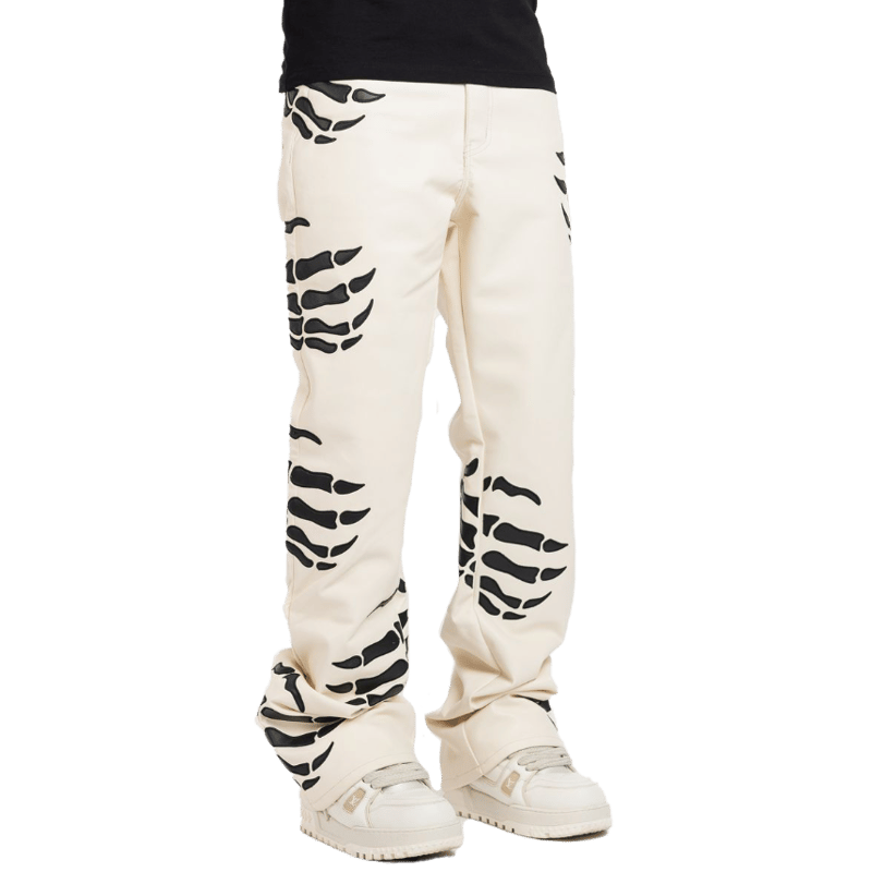 GUAPI / CREAM HELL DRAGGER LEATHER PANT | PLUG