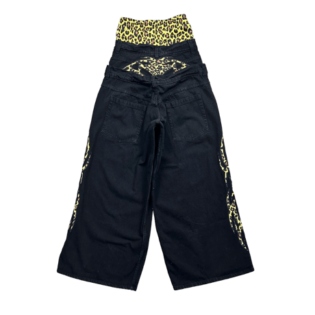 2001 Odysey / TRIPLE STACKED CHEETAH JEANS