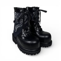 unconscious / Obsidian Recurve Boots "Cow Leather"