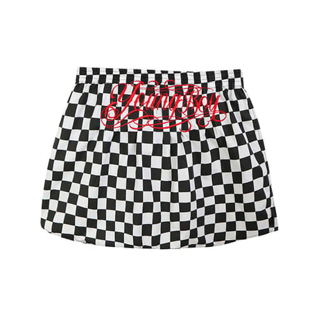 HOUSE NEVER DIES / CHECKERBOARD BOXER PANTS / MULTI